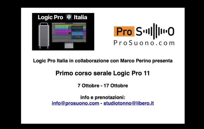 Corso Logic Pro 11 Online