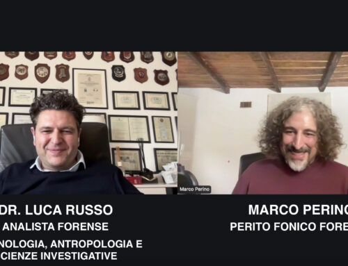 Marco Perino e il Dott. Luca Russo, Analista Forense Esperto in Criminologia e Scienze Investigative